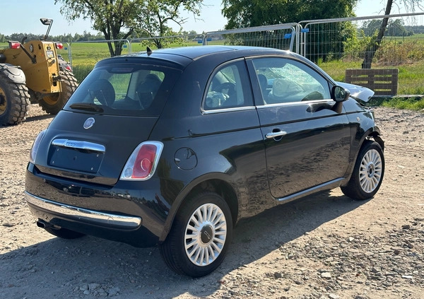 Fiat 500 cena 12000 przebieg: 54118, rok produkcji 2011 z Zalewo małe 106